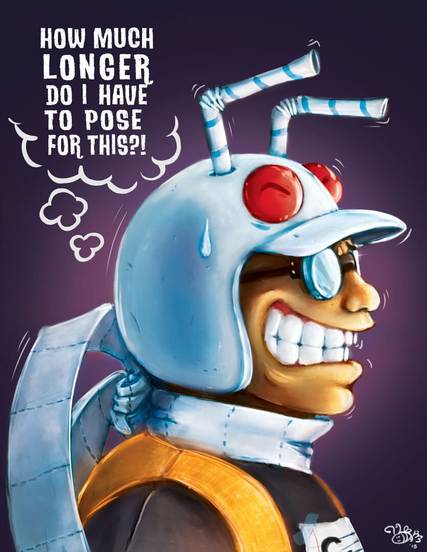 Gordon Rider - A new entry for the 10th Anniversary guest artist collection. He's still riding!