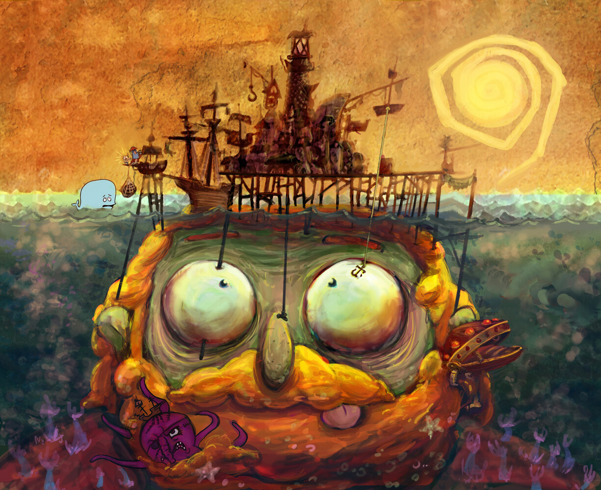 A gift painting made for Thurop!