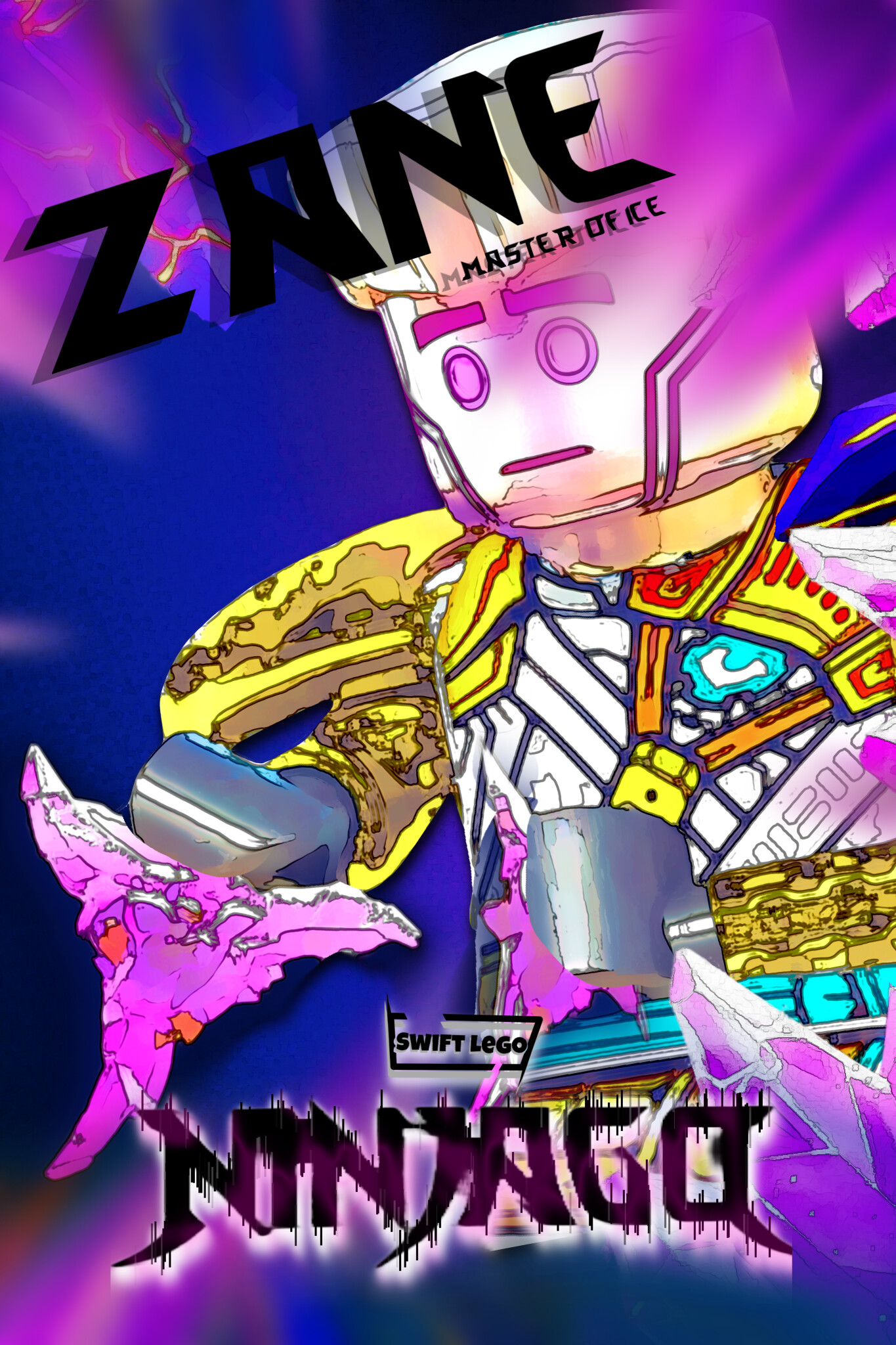 ArtStation Ninjago crystalized character poster's