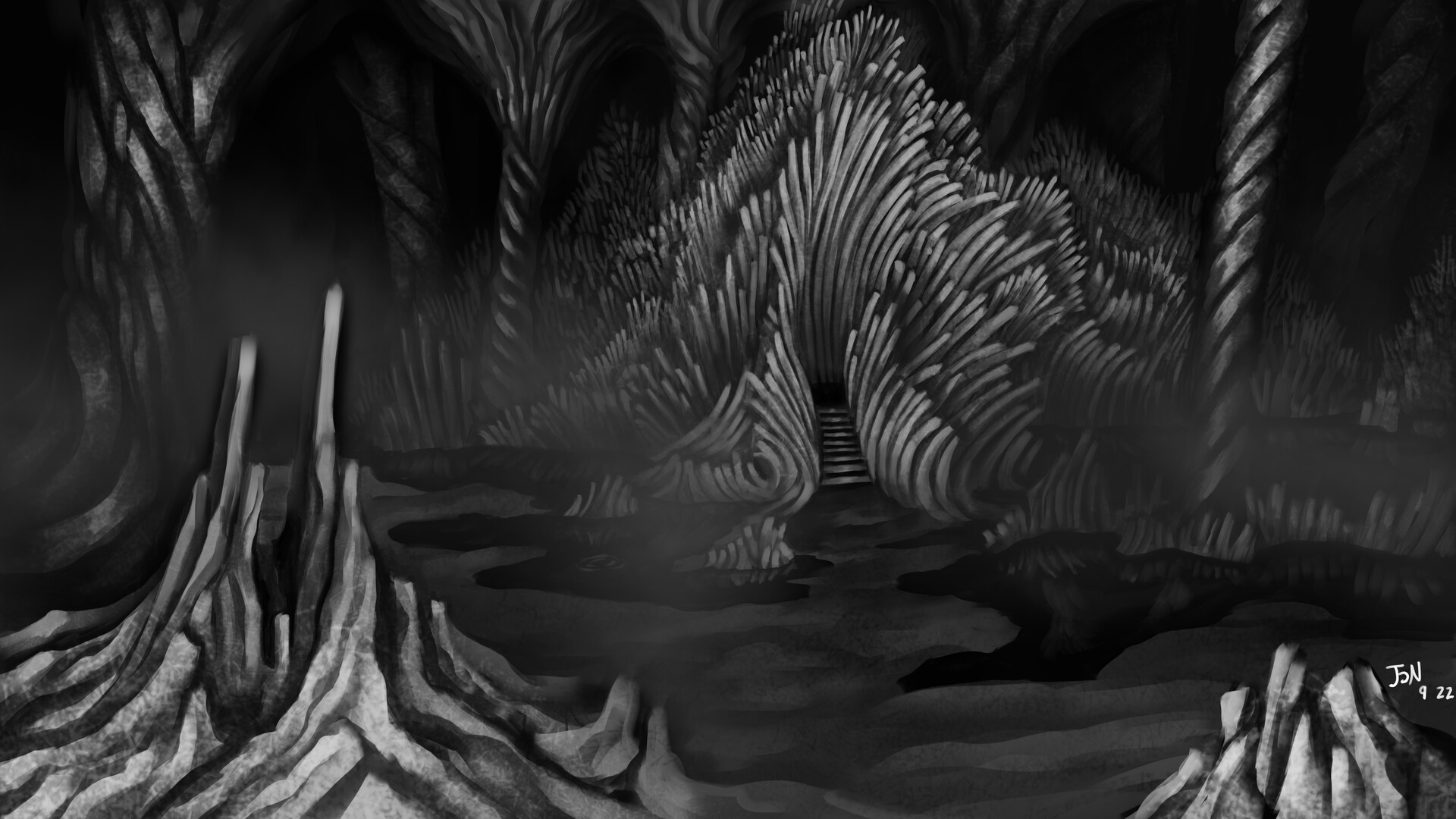 ArtStation - Cave Throne