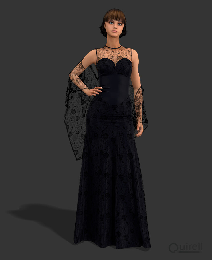 Vestido escote online corazón con encaje