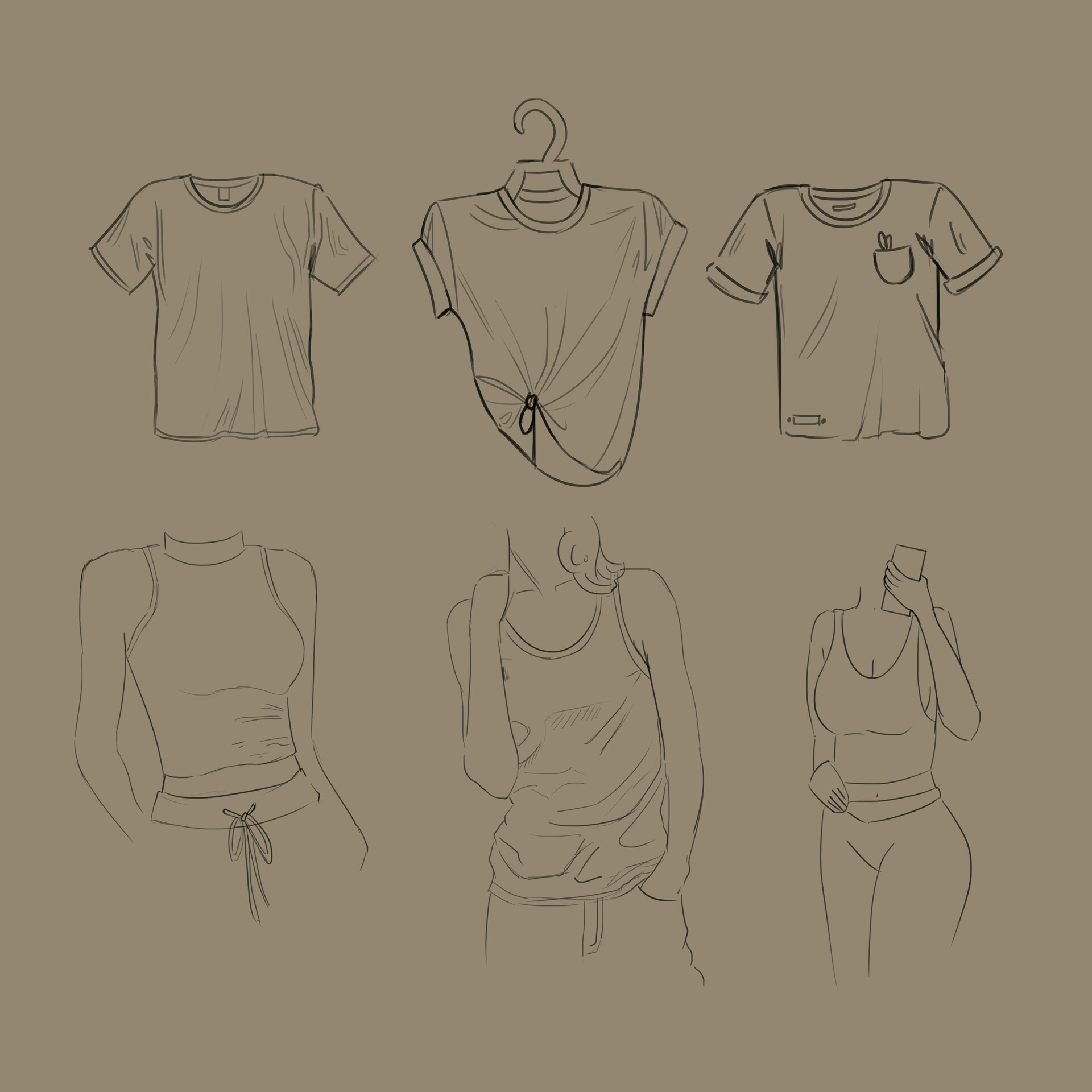 Shirt sketch Shirts Women shirt designs
