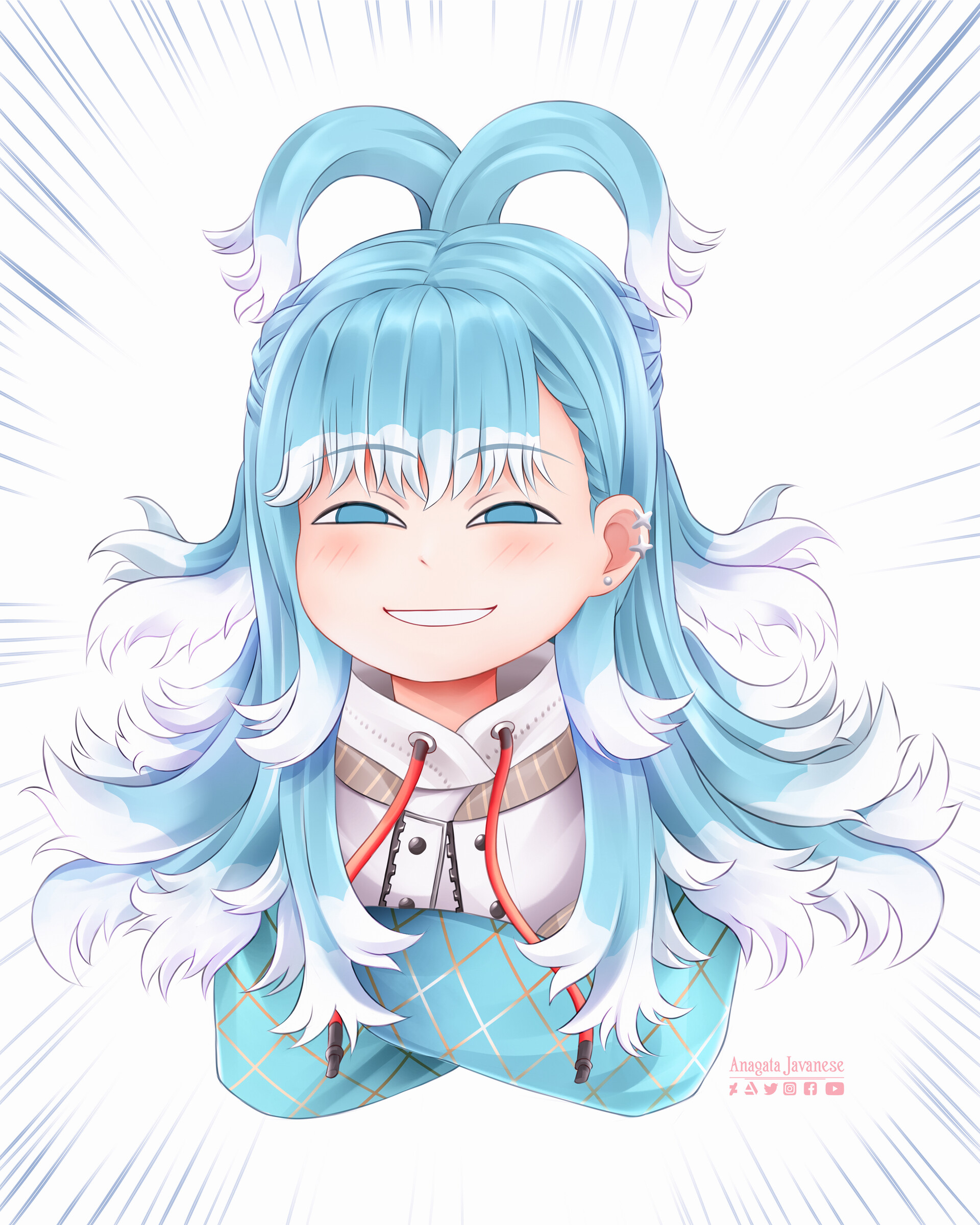 kobo kanaeru face reveal💙 - BiliBili