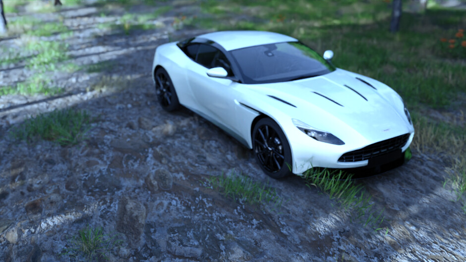 ArtStation - Car in The Woods