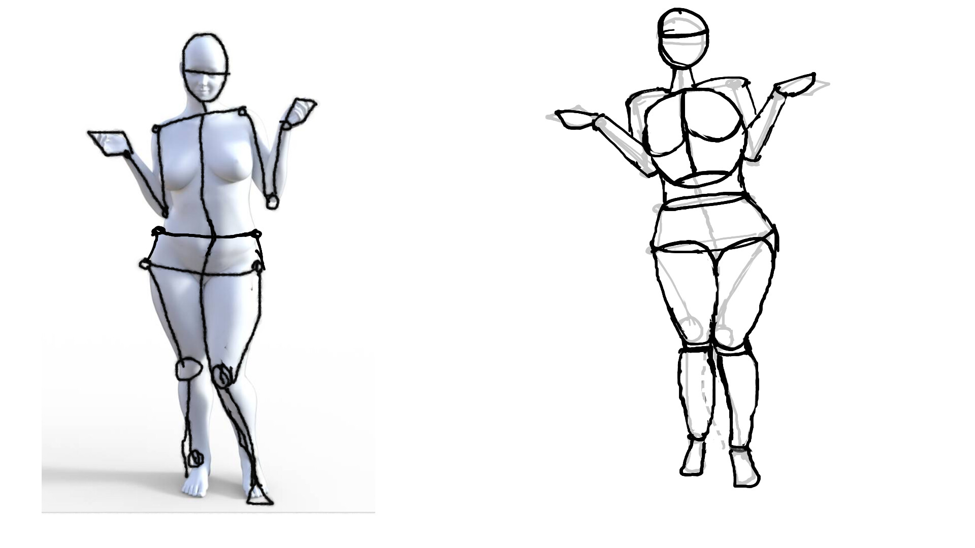 ArtStation - Woman Sketches