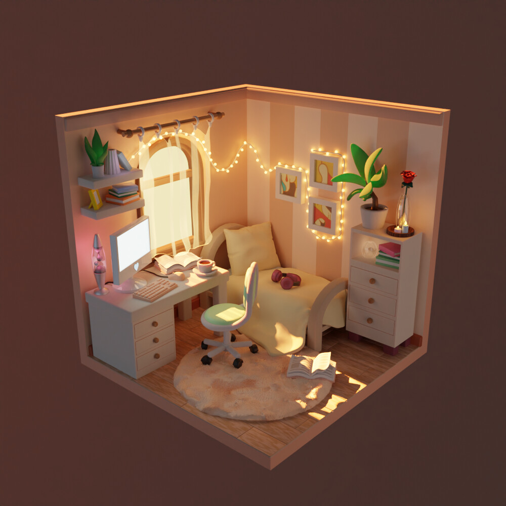 ArtStation - Cozy Room