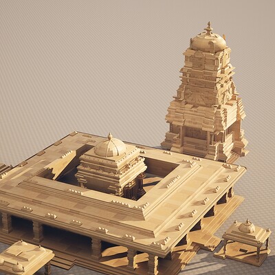 Temple_Bundle 3D model