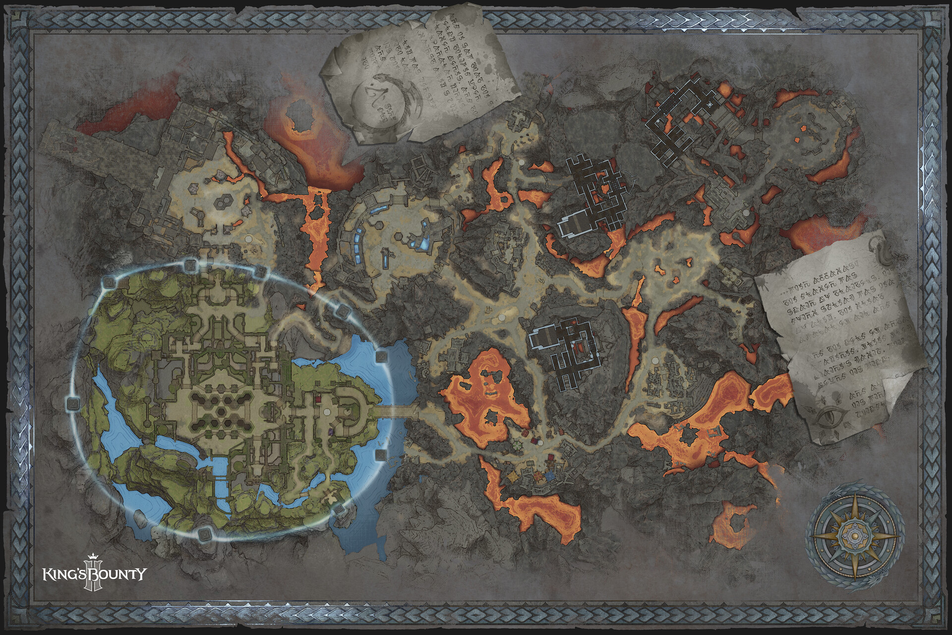 ArtStation Dead Mountains Map - Nastya Anokhina Map Deadmountains With Frame 01 Sign Bg M 