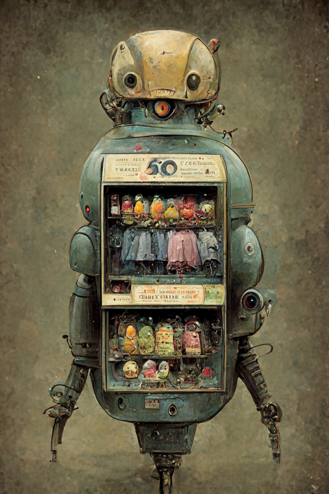 Vintage Robot Vending Machine #4