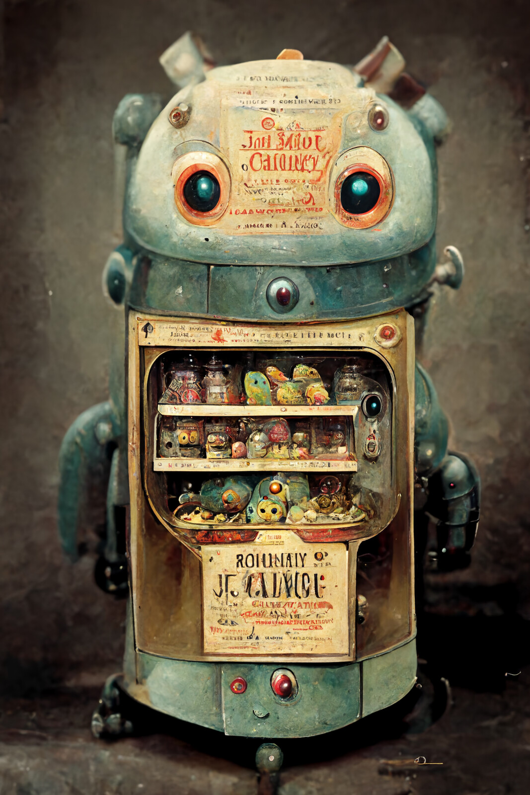 Vintage Robot Vending Machine #13