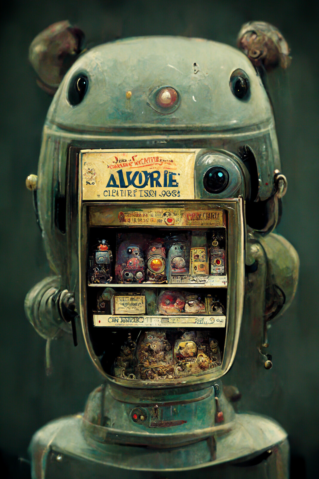 Vintage Robot Vending Machine #16