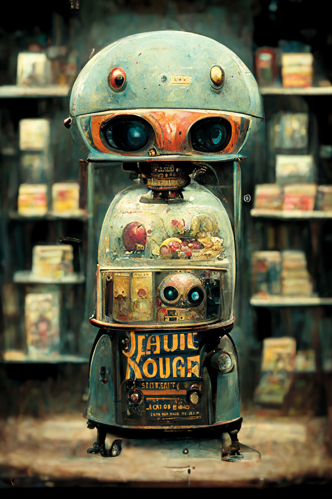 Vintage Robot Vending Machine #20
