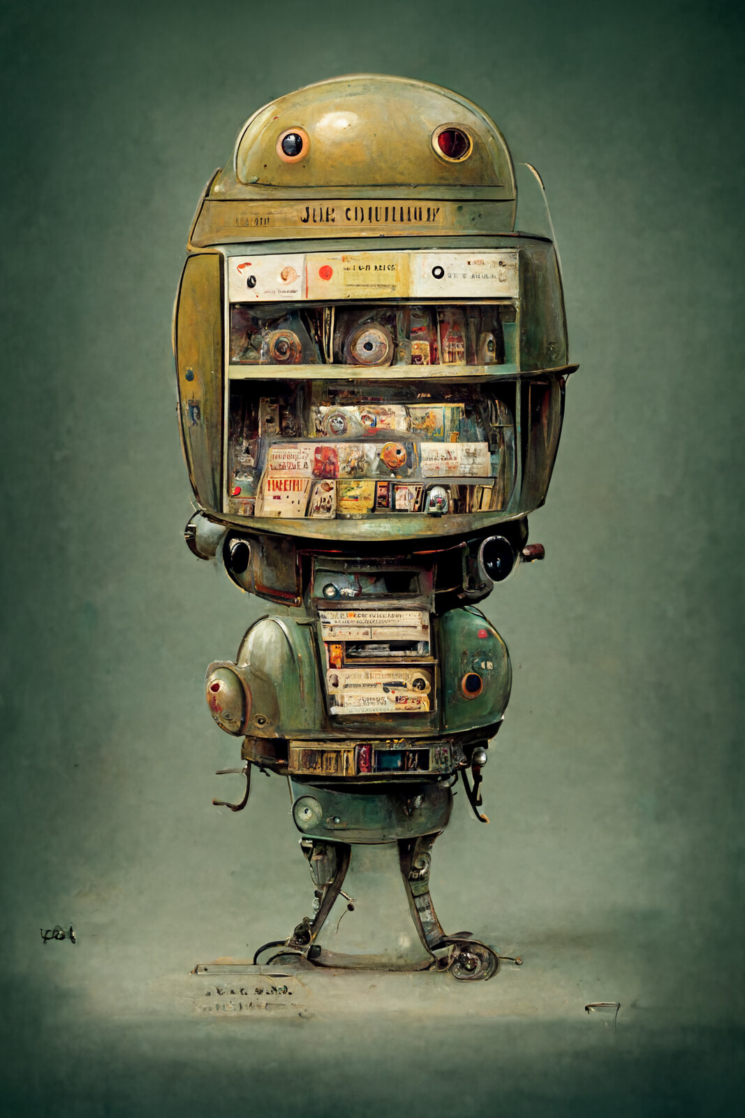 Vintage Robot Vending Machine #21