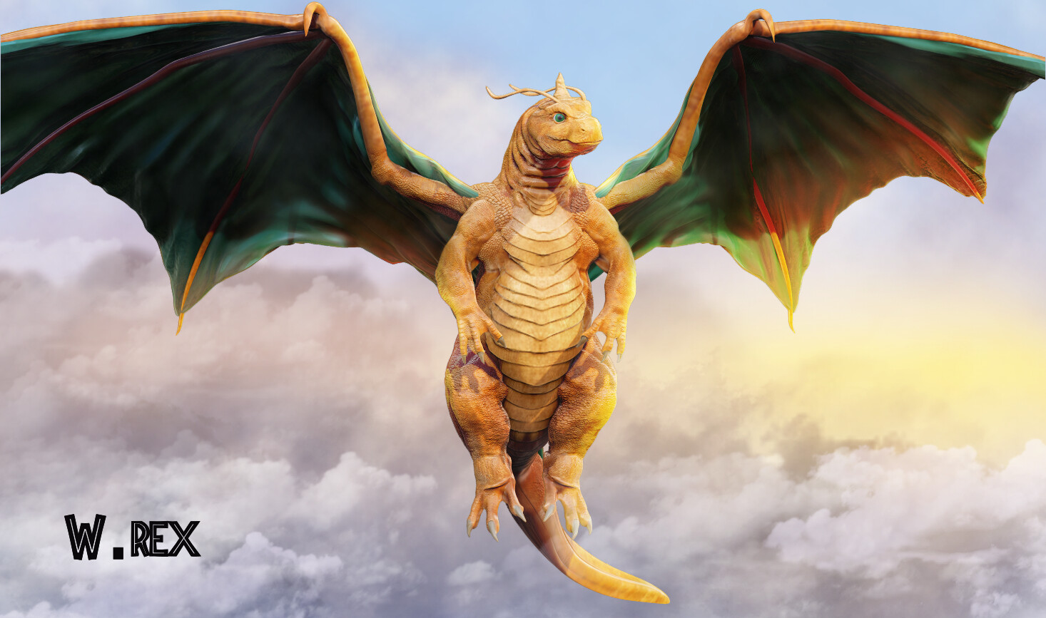 ArtStation Dragonite Pokemon
