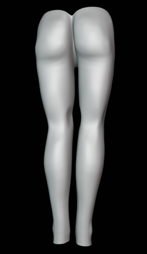 Male Leg Back Angled - Day 4