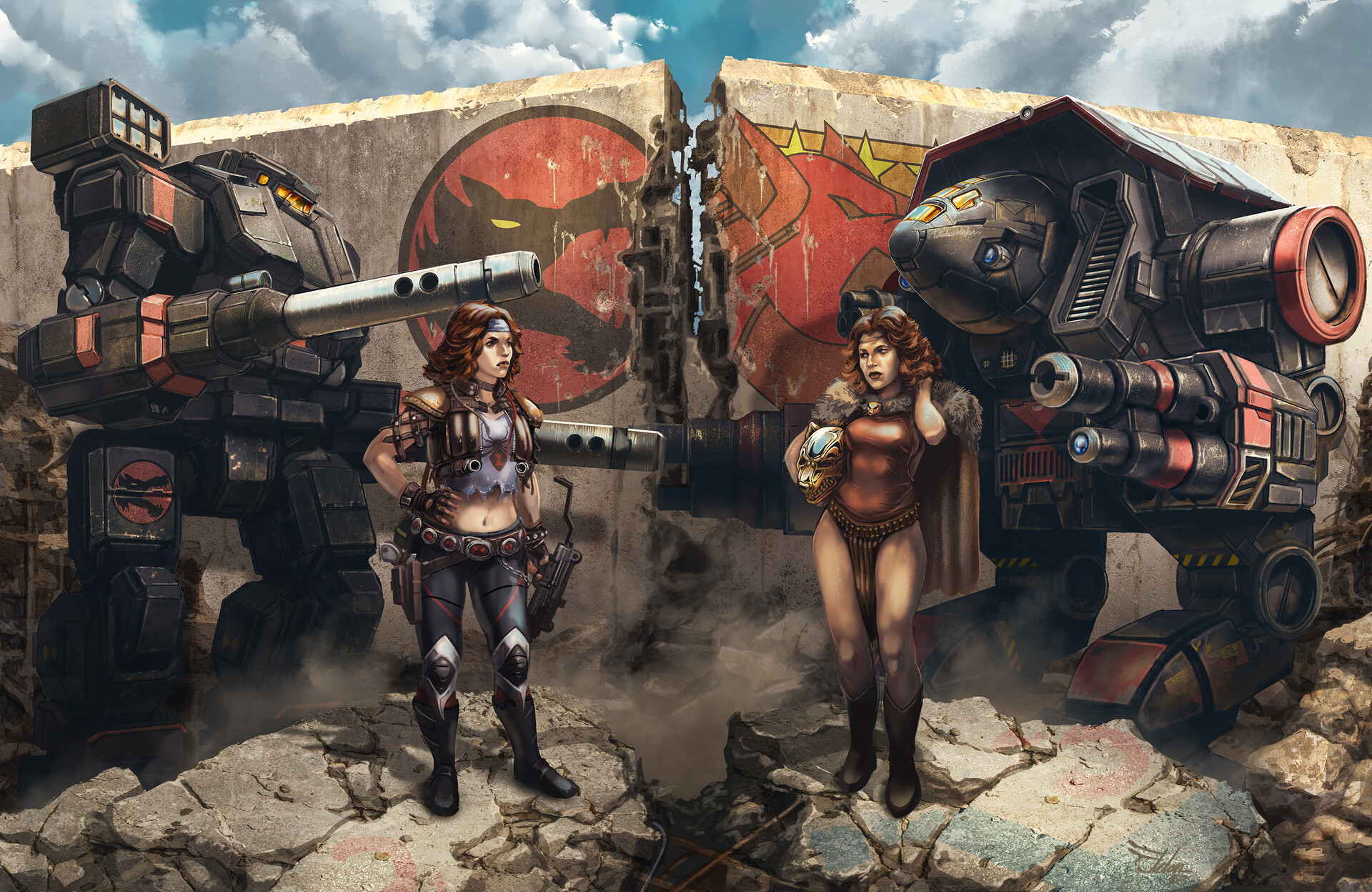 ArtStation - Battletech: Natasha Kerensky fanart