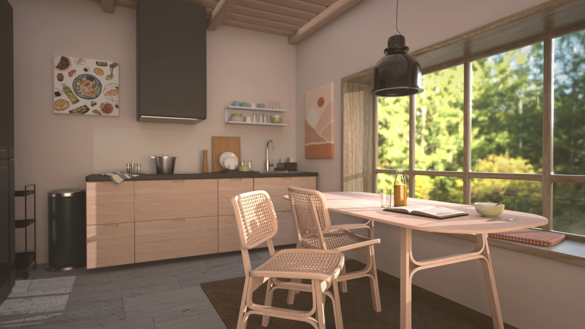 Artstation ikea room interior