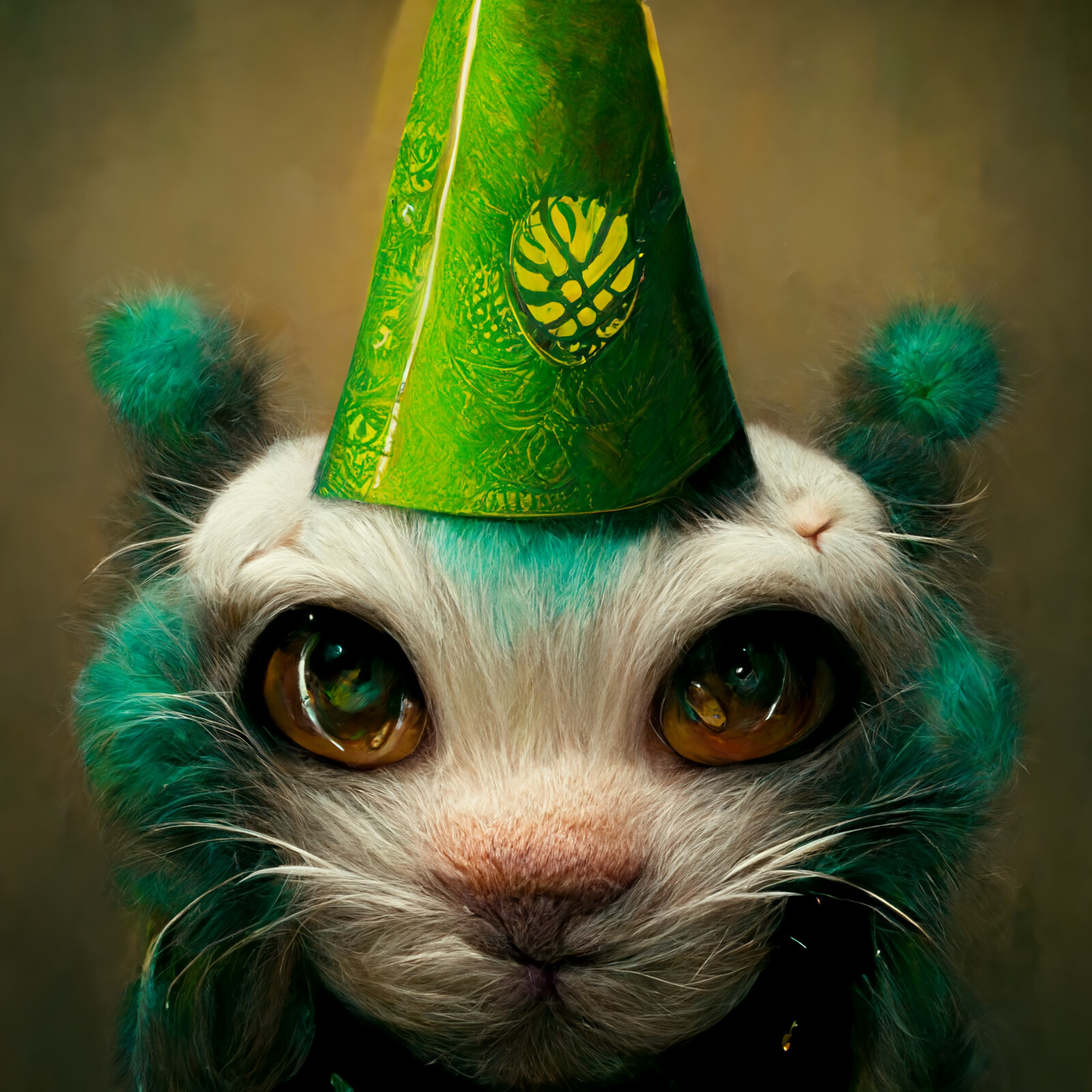 Cat with Party Hat #2 | Skitty