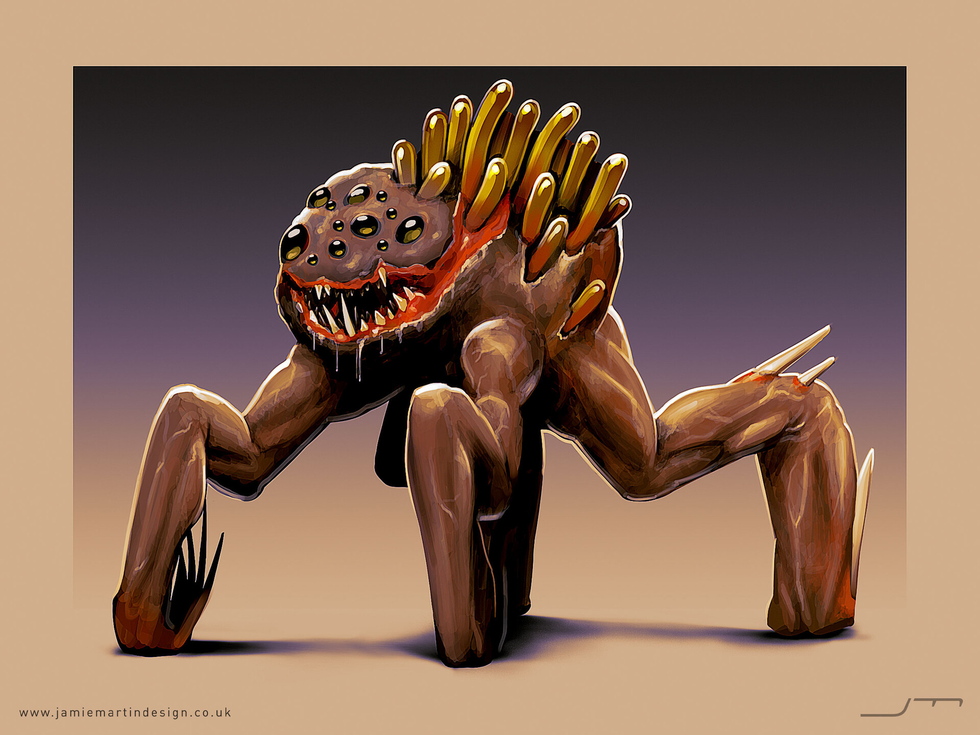 ArtStation - Enemy Creatures #2 - character concept art