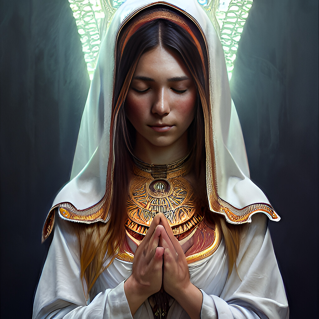 ArtStation Praying Girls