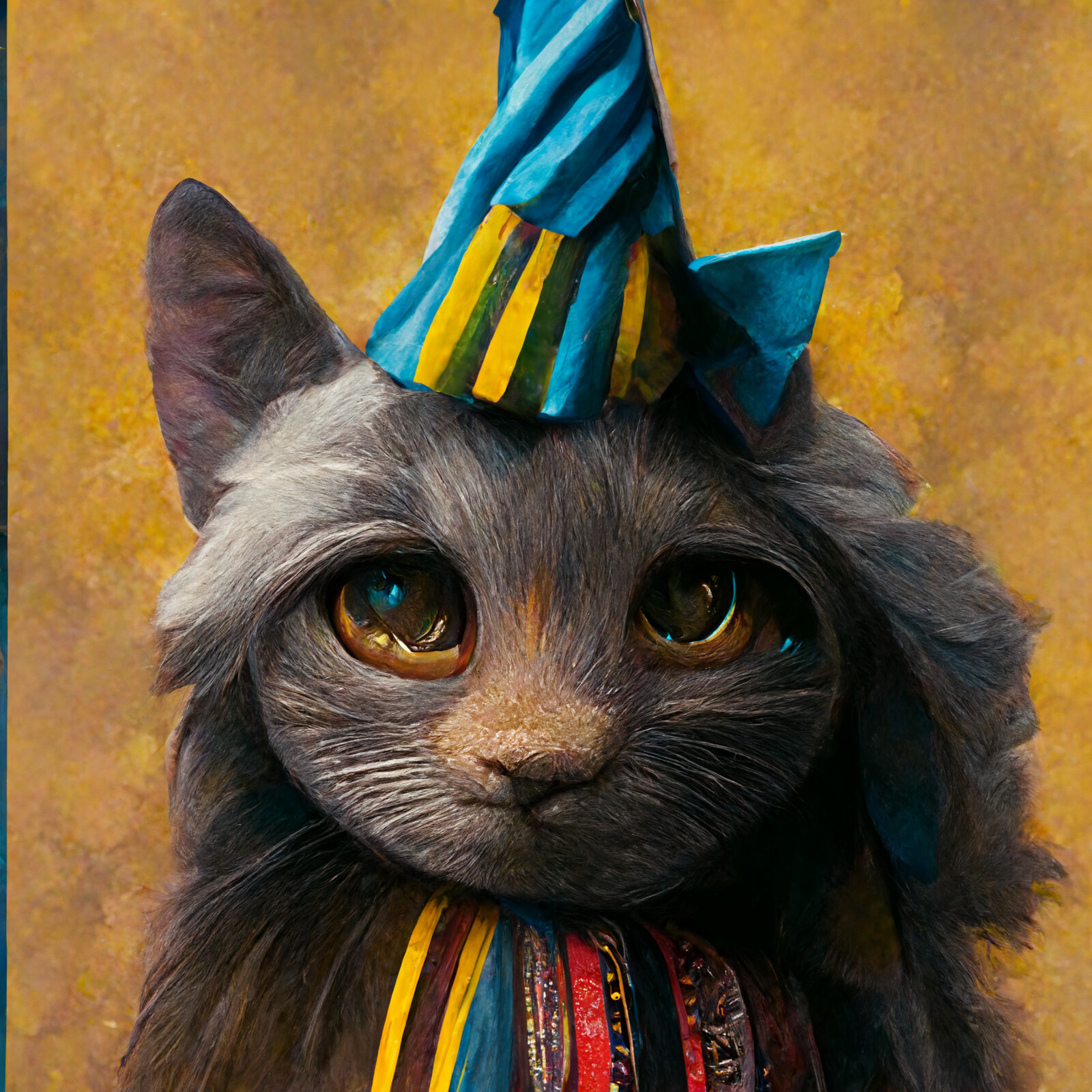 Cat with Party Hat #34 | Lady Margaret