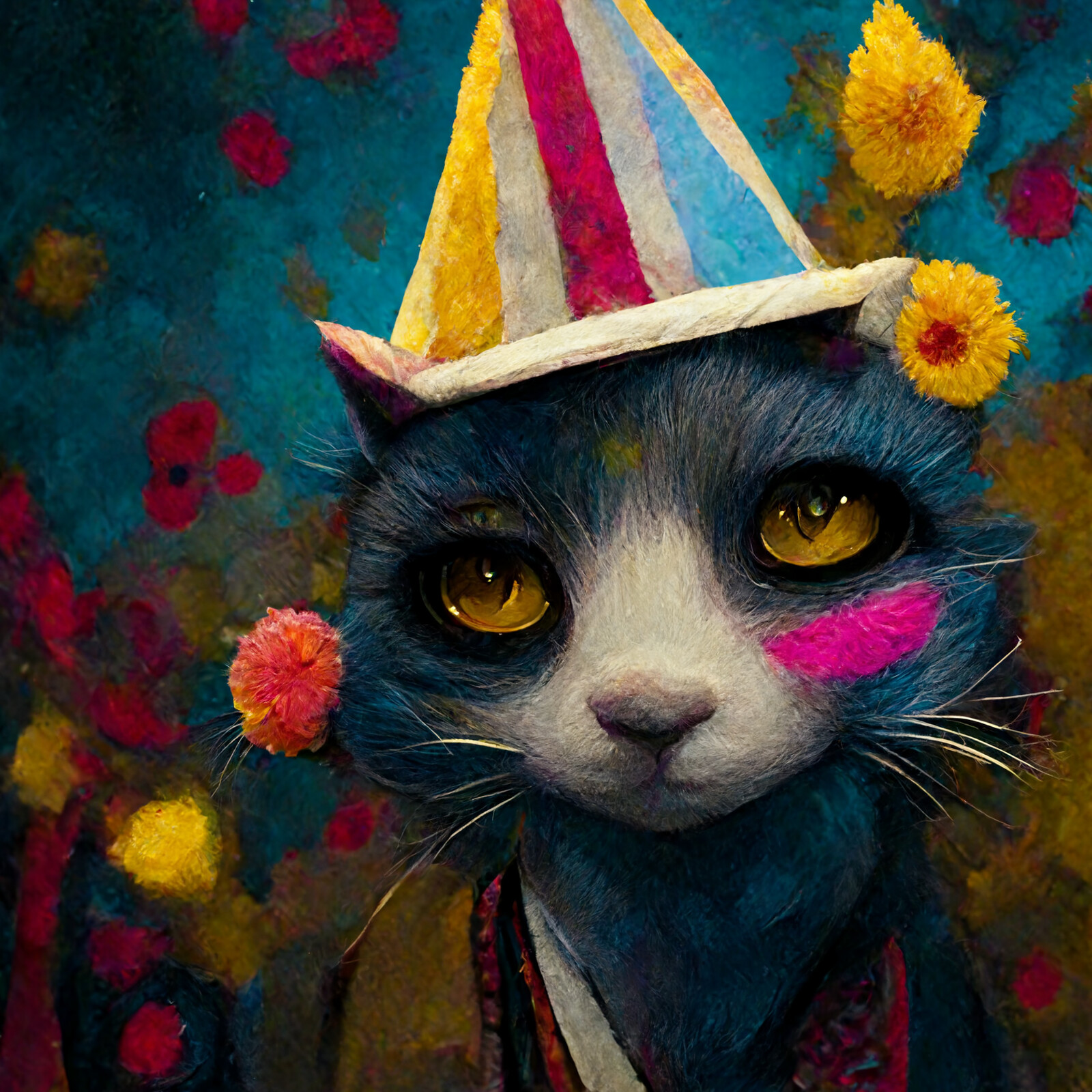 Cat with Party Hat #54 | Ramsay