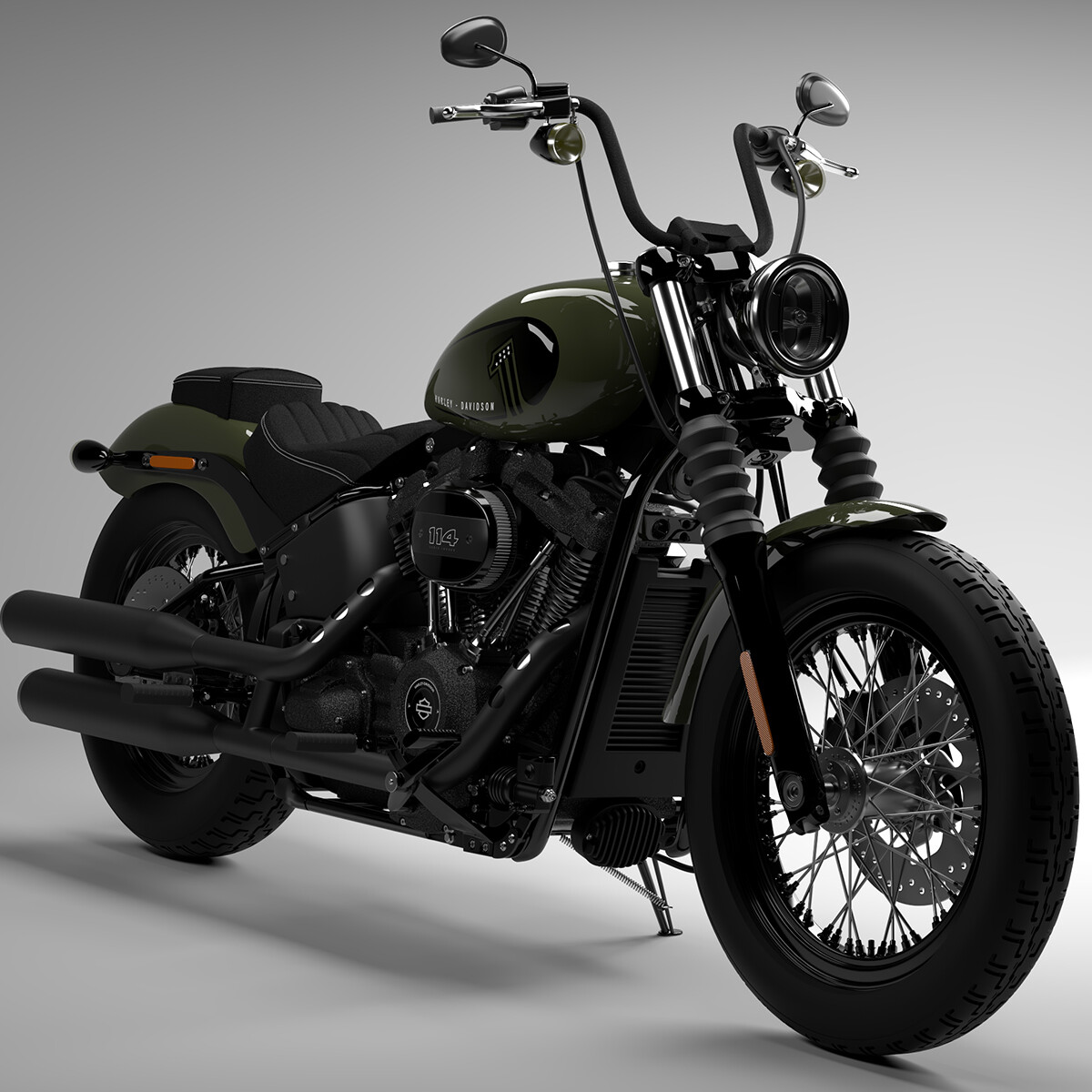 Deadwood green harley on sale