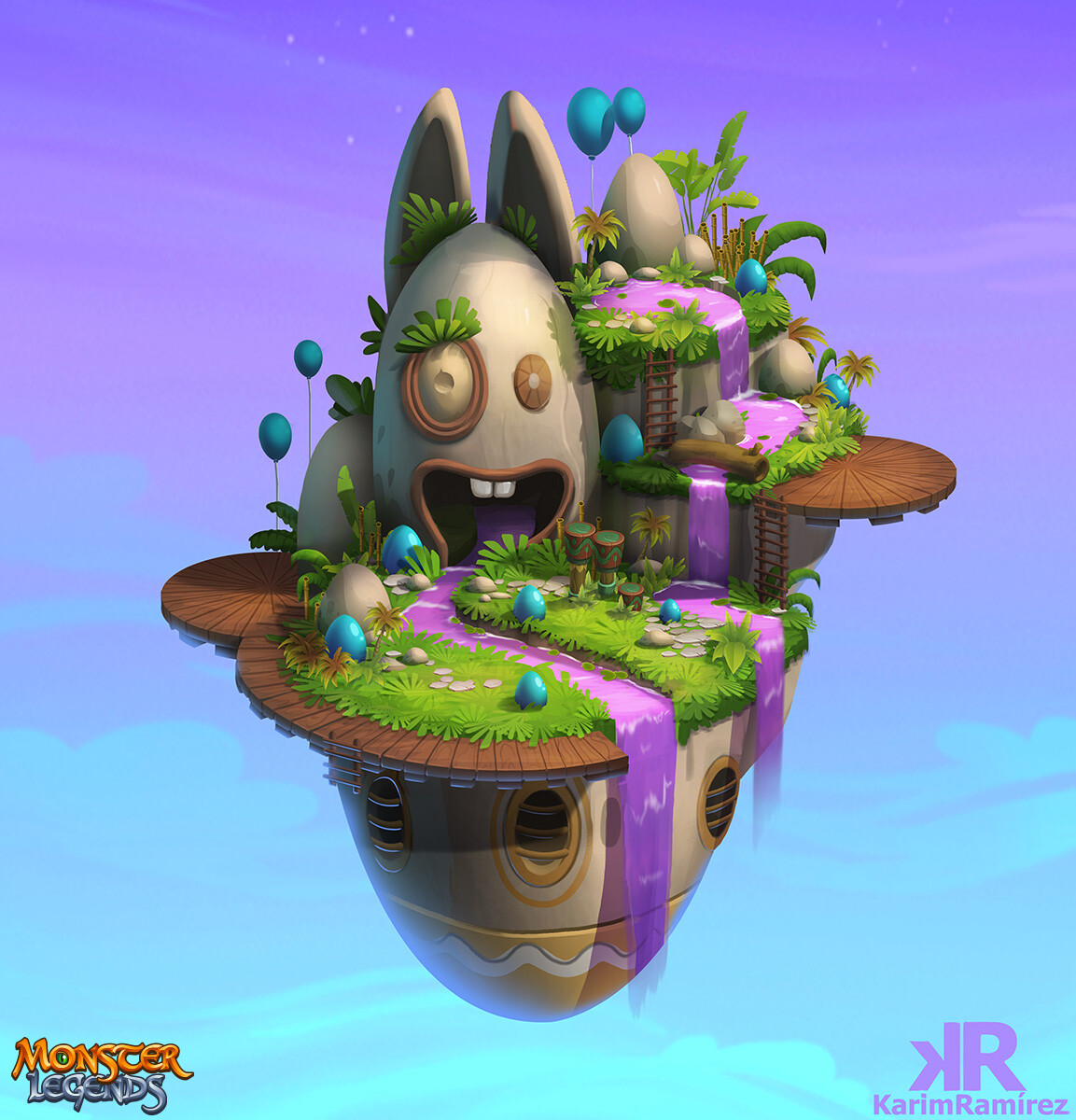 ArtStation Easter Island