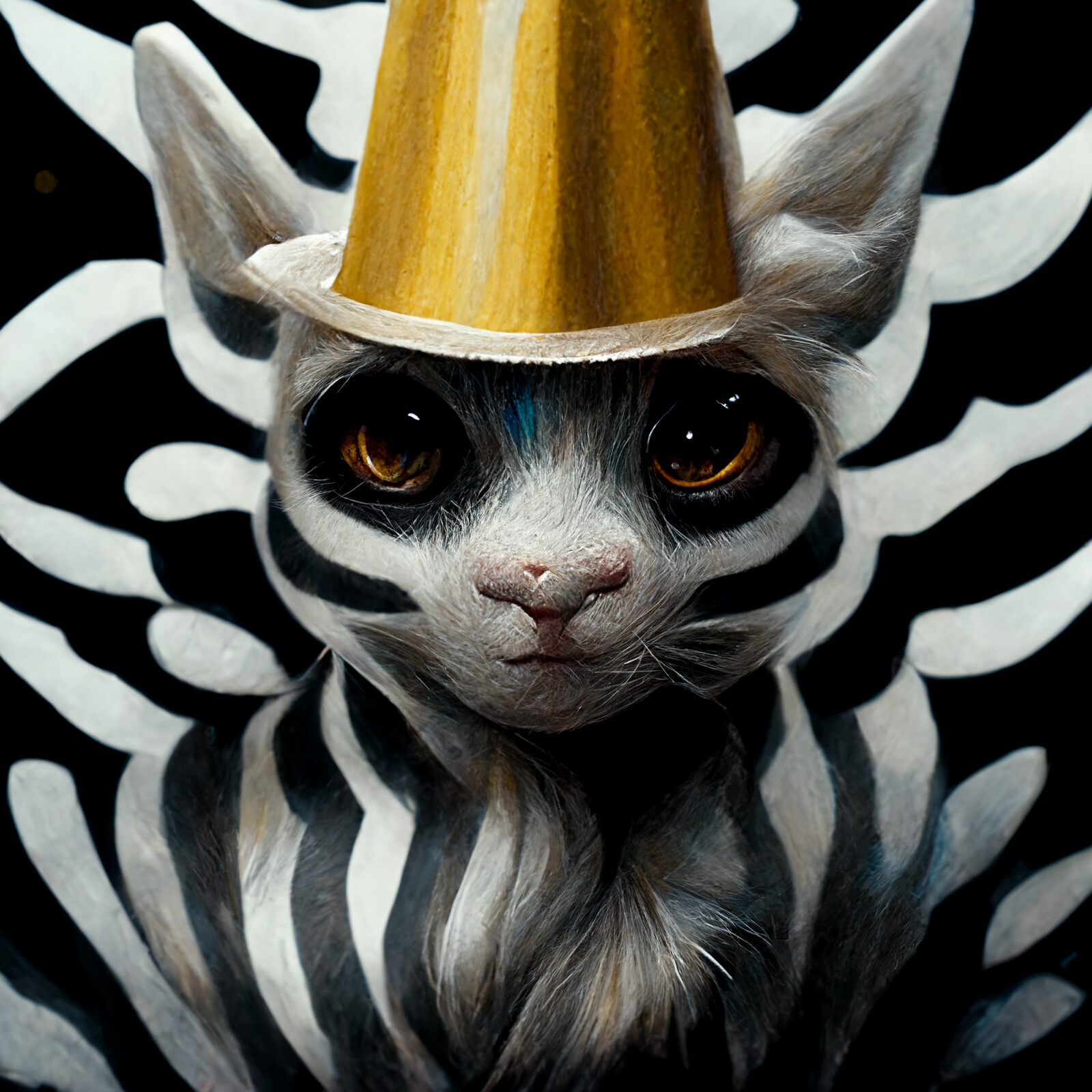Cat with Party Hat #75 | Maestro