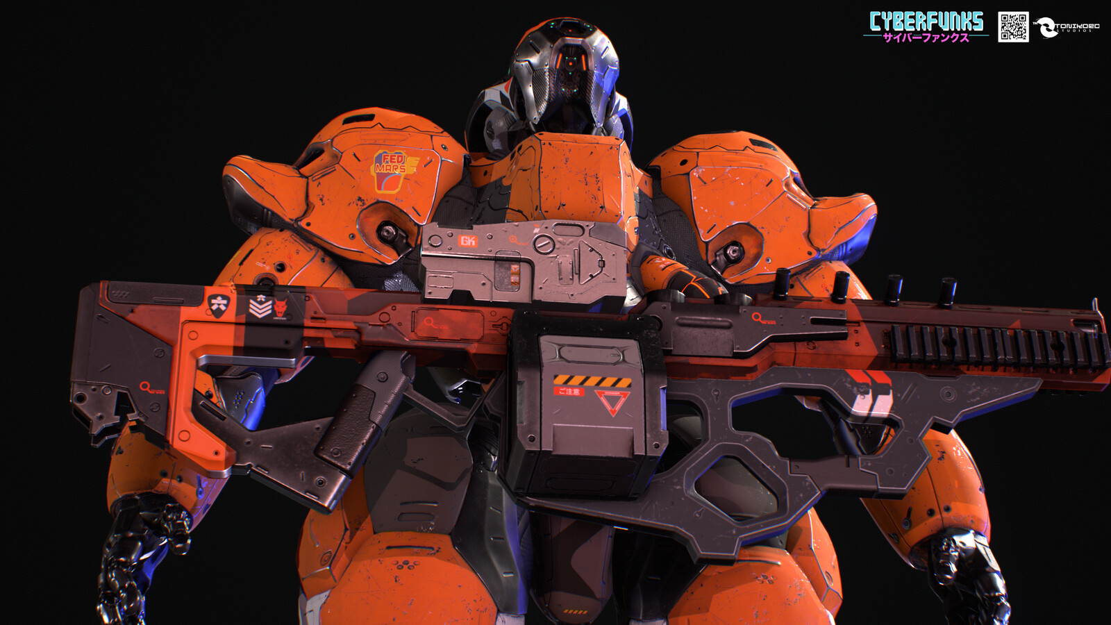 Closed Chest-Hatch, rifle in FedMars CAMMO