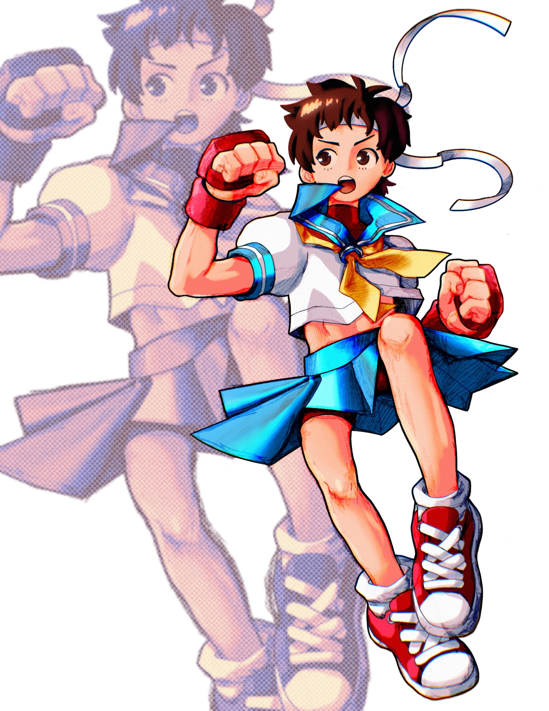 ArtStation Sakura Street fighter fanart