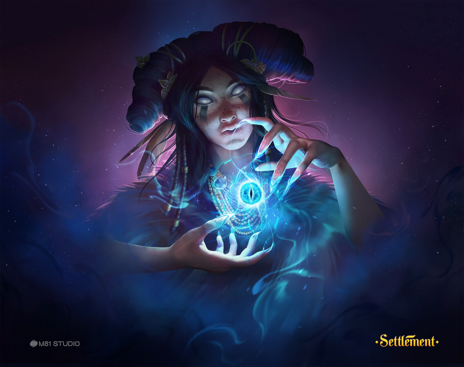 Character illustration for the "Settlement" board game 
