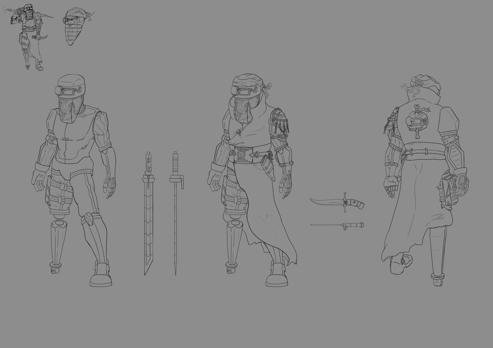 Lineart for final design