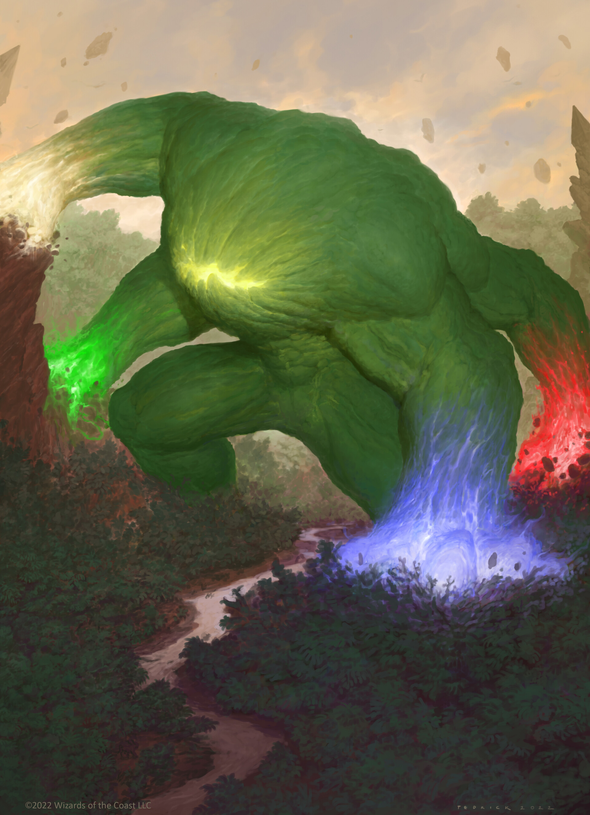 ArtStation Magic the Gathering Championships 2022 Omnath, Locus of Creation