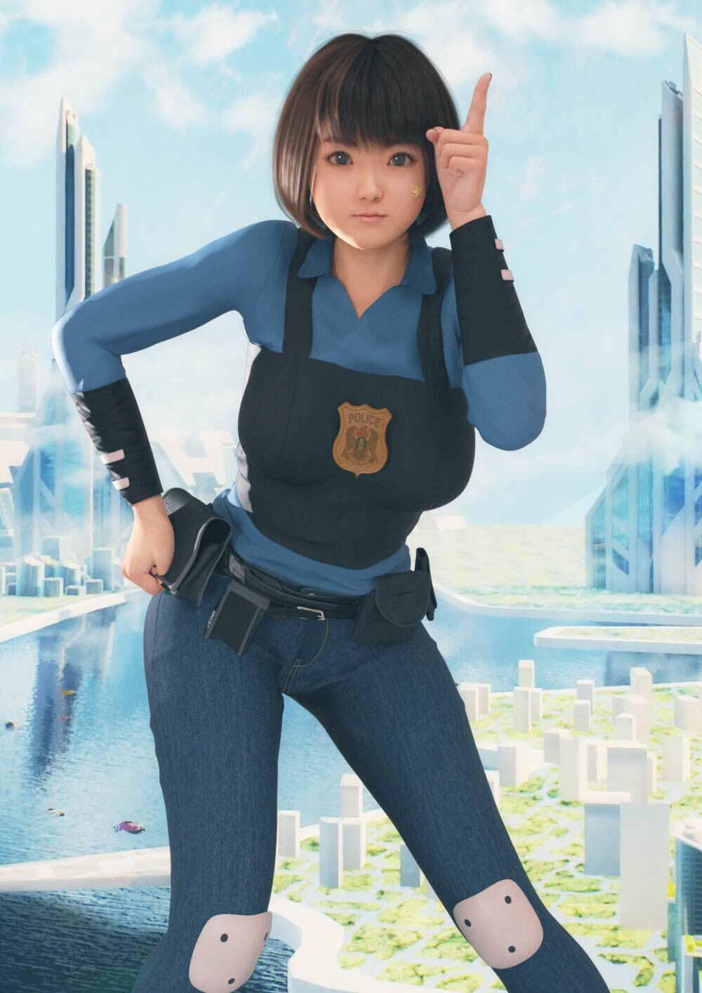 ArtStation - New Cop In Town