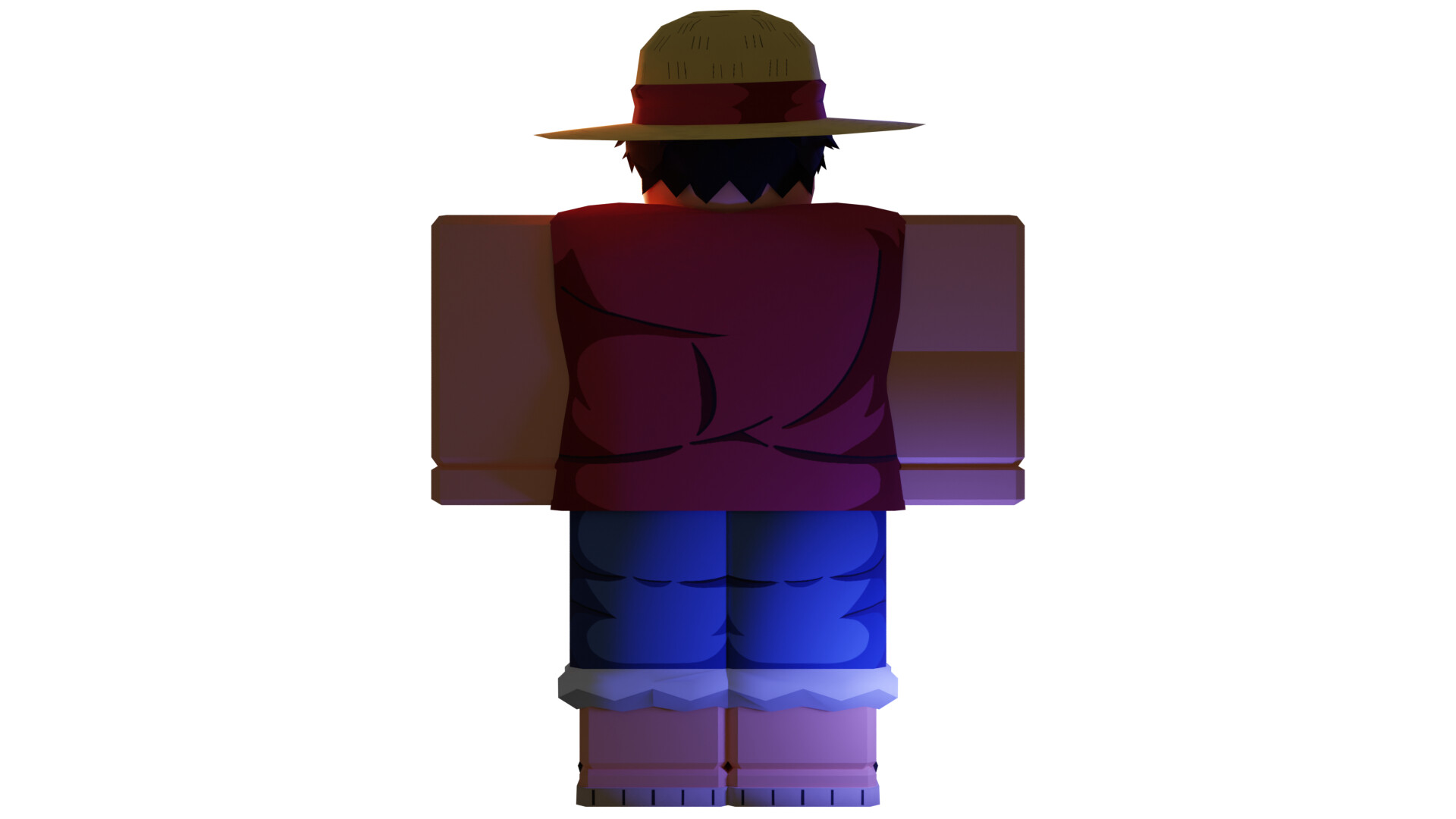HOW TO MAKE FREE LUFFY IN ROBLOX! (one piece) 