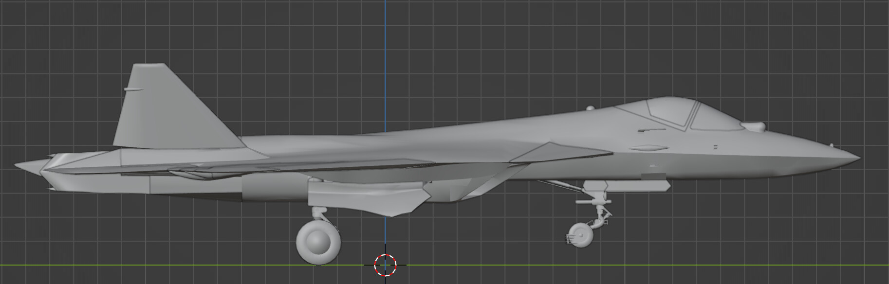 Artstation Su 57 3d Model Project Update 1