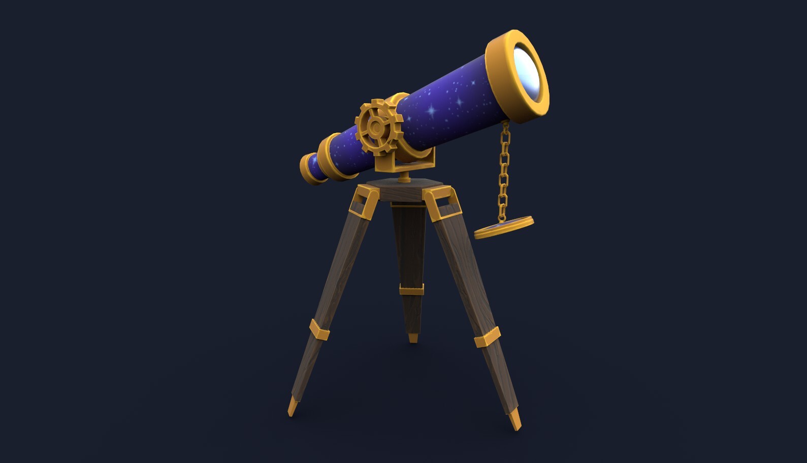 ArtStation Starry Telescope Prop Highlight