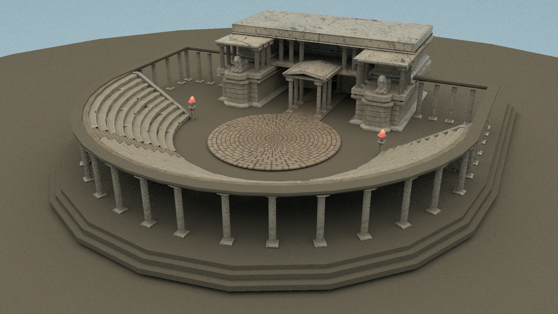 ArtStation - Ancient Greek Arena