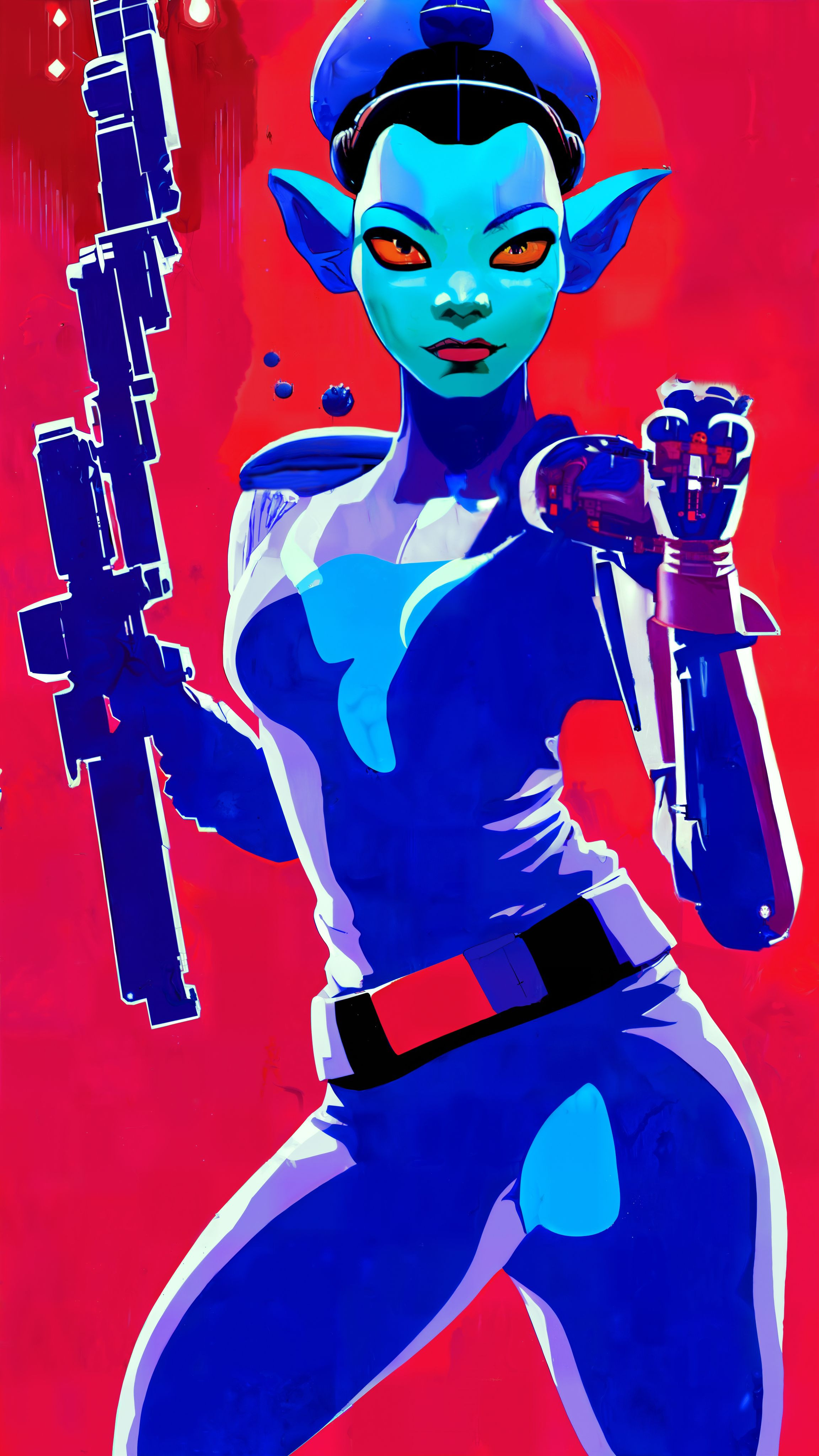 female alien officer