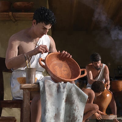 Pottery Workshop in Athens 430 BC
