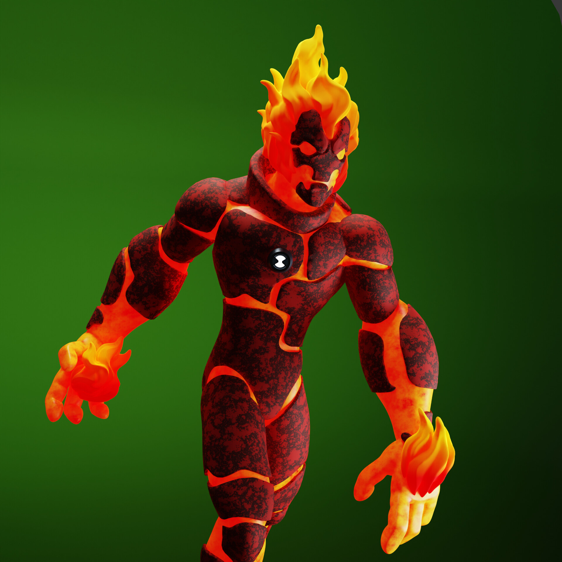 ArtStation Heatblast Ben 10