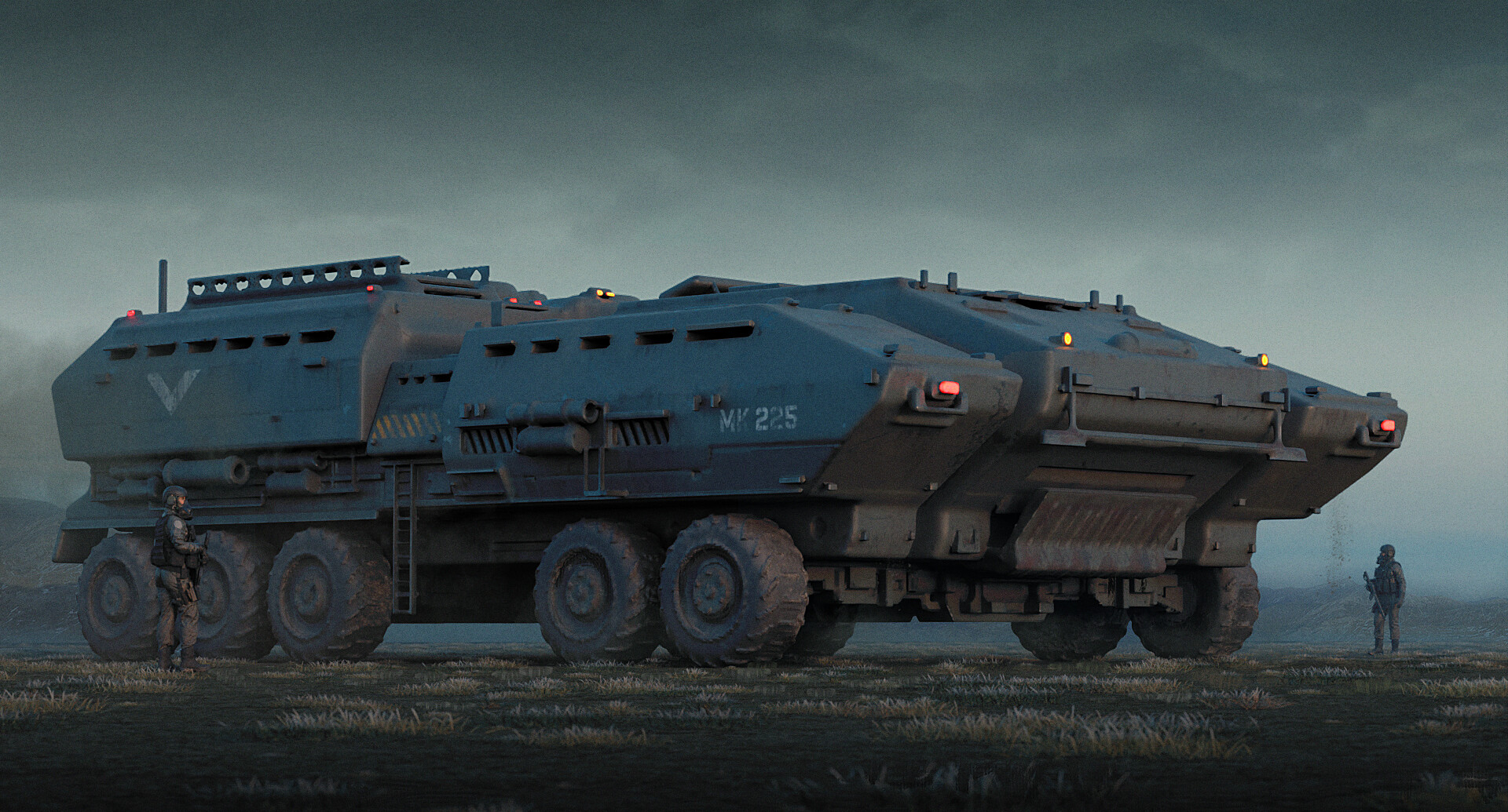 ArtStation 装甲车