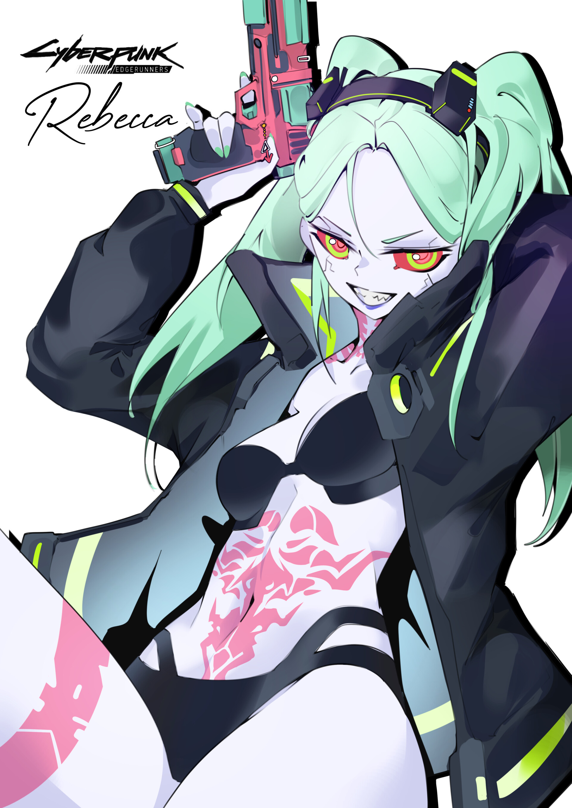 ArtStation - Rebecca in 2023  Cyberpunk anime, Cyberpunk