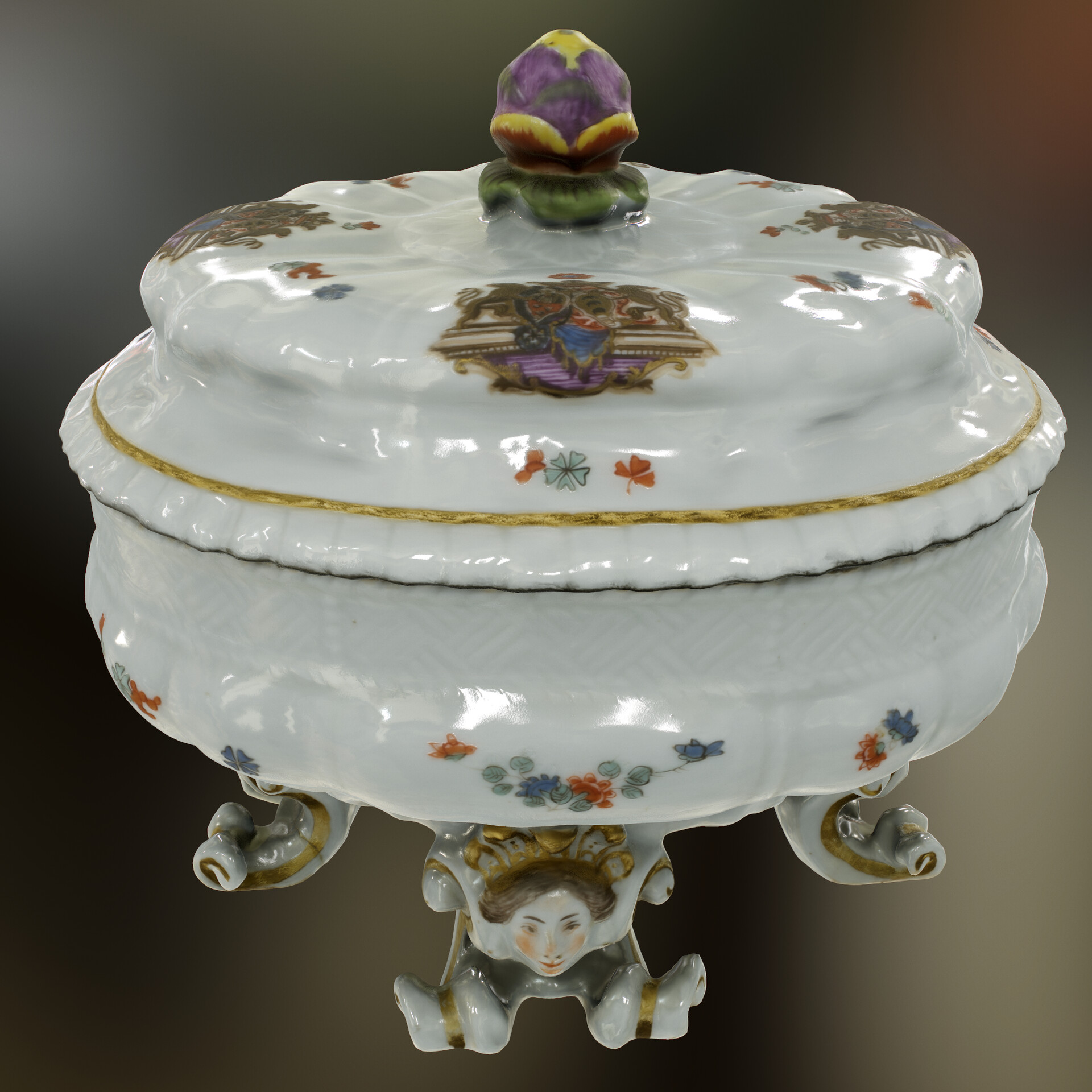 ArtStation Sugar bowl from Aleksander Józef Sułkowski’s set Free