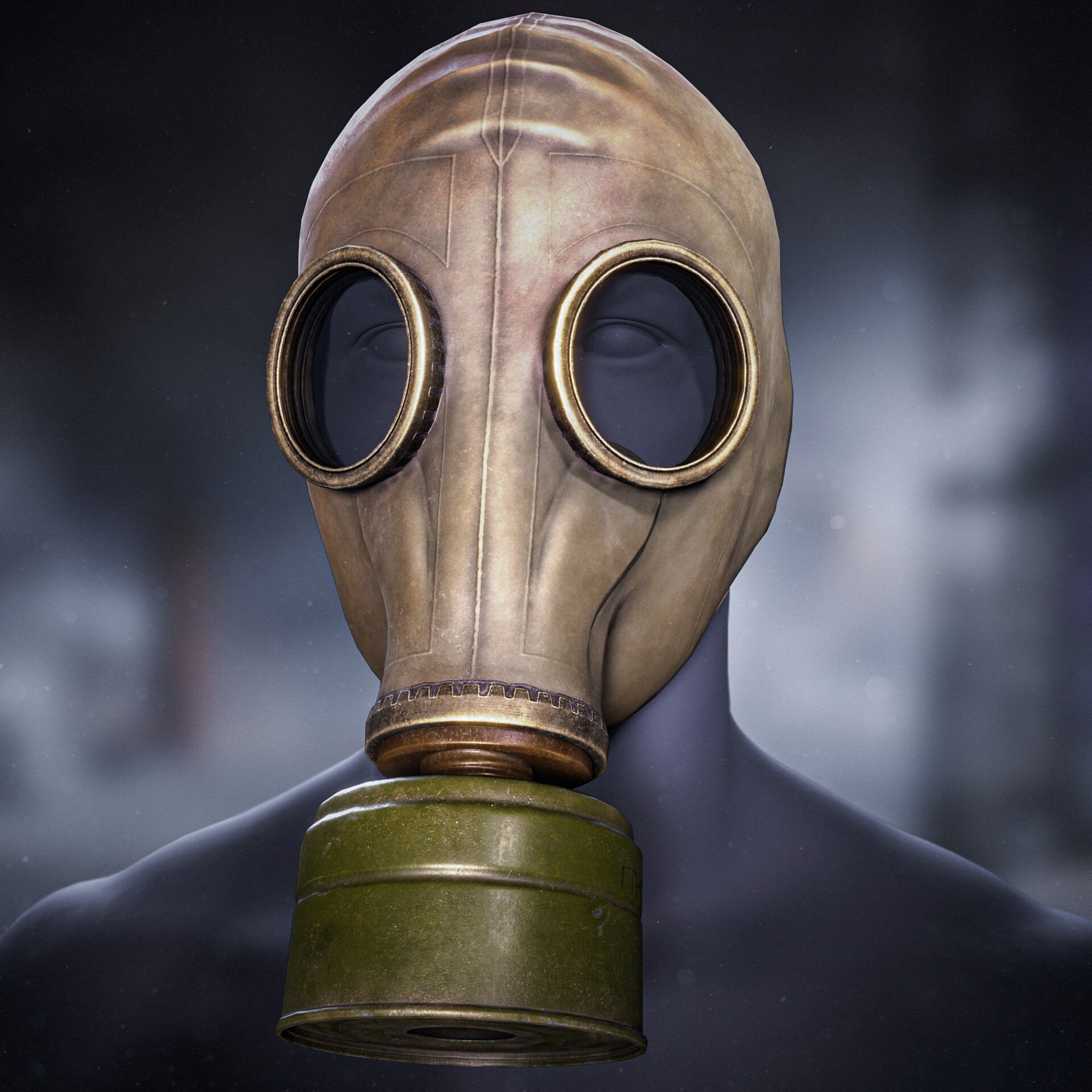 ArtStation Soviet gas mask
