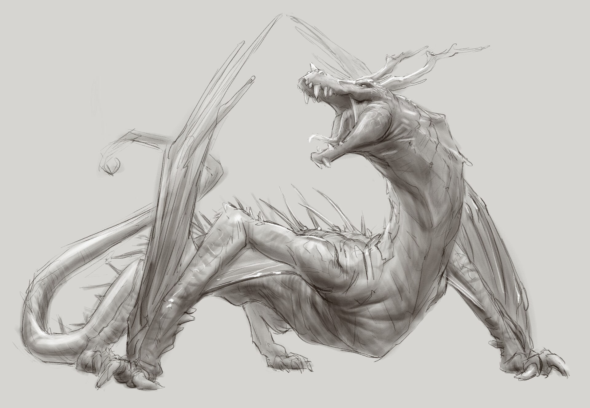 Dragon Drawing – Step-by-Step Dragon Illustration Tutorial
