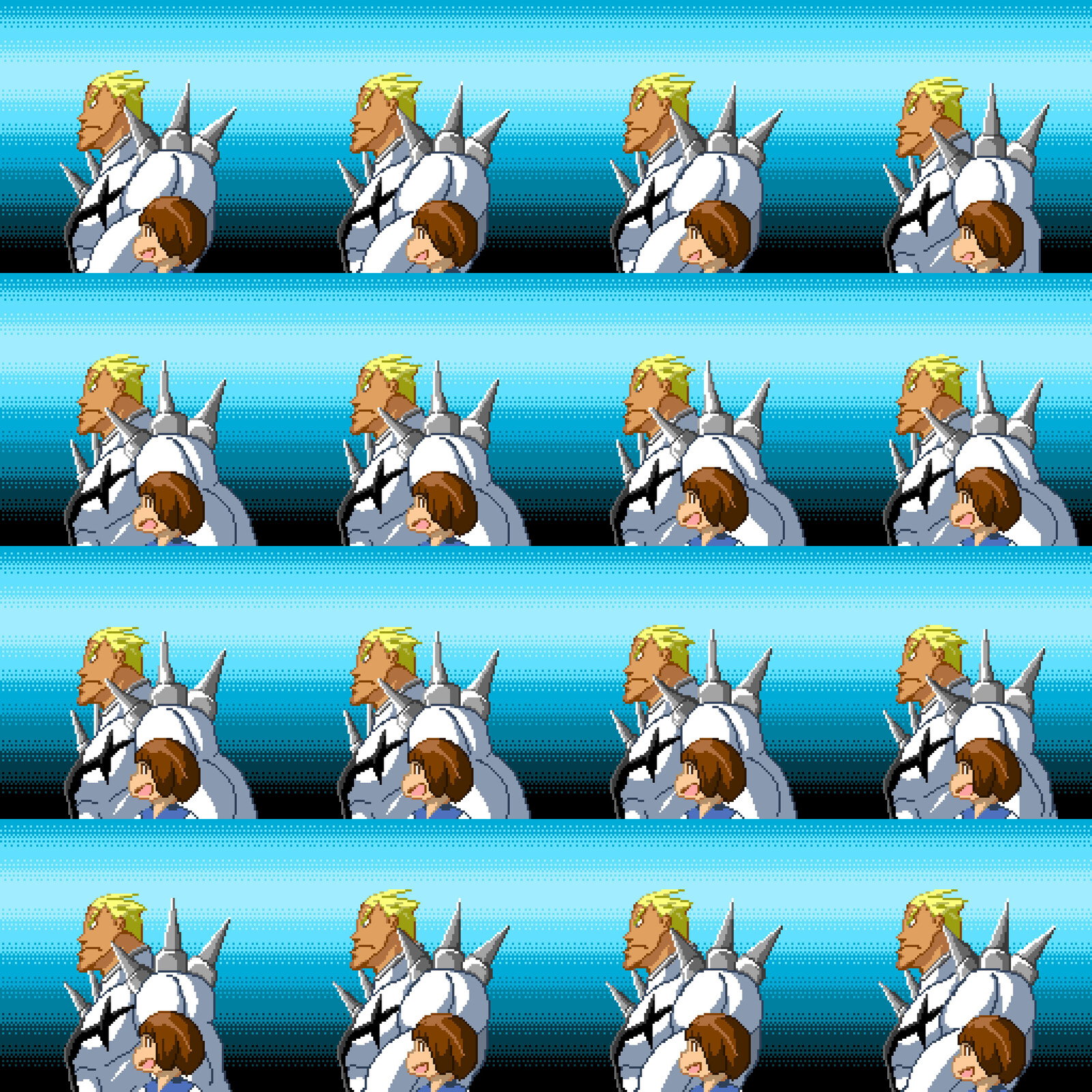 sprite sheet / all the frames