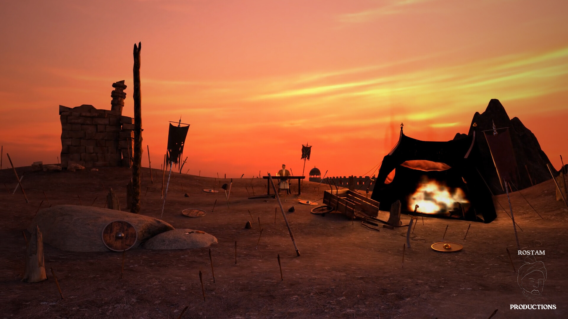 Rostam - Soul and Wisdom: The Life Ferdowsi (Animated Documentary)©