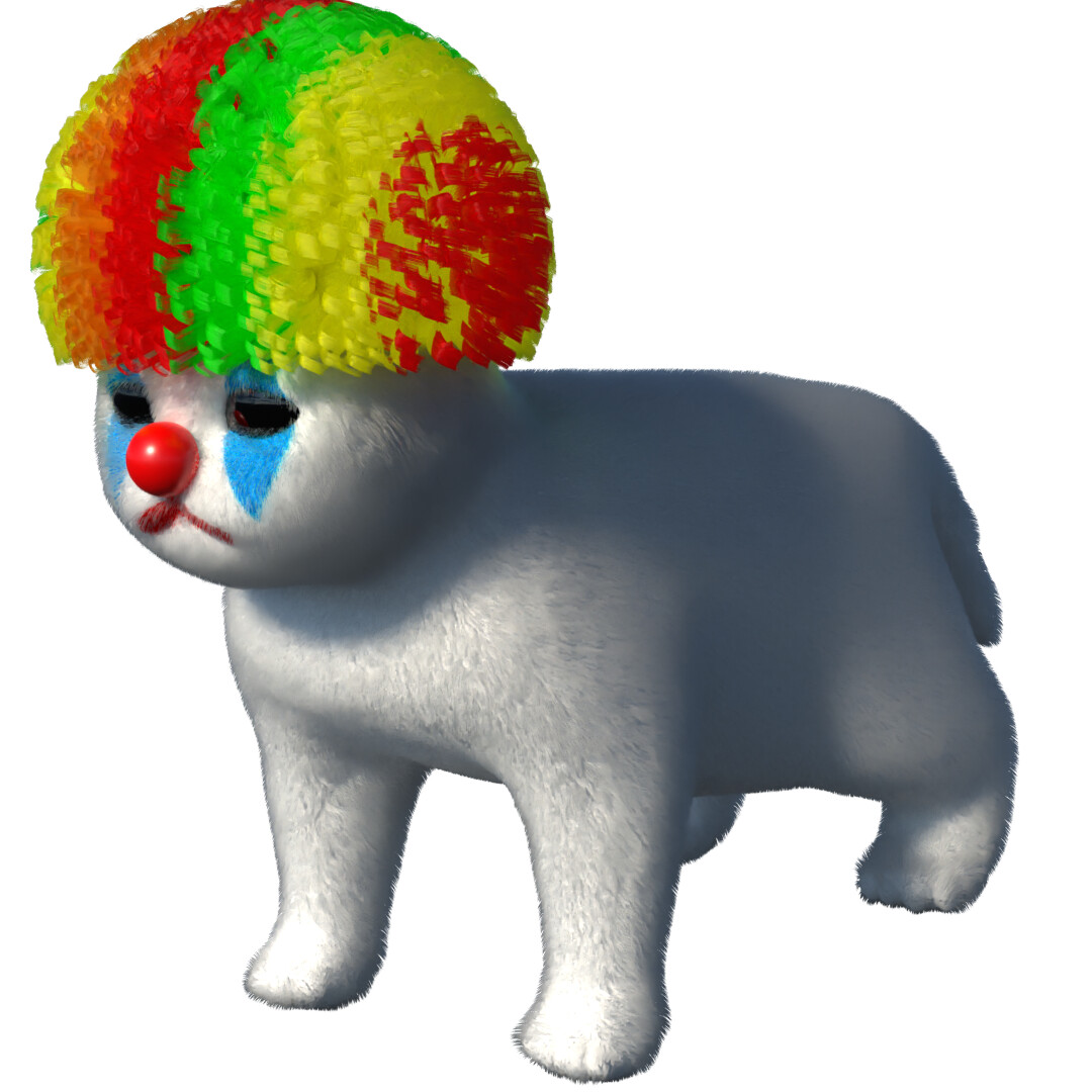 ArtStation Clown Cat